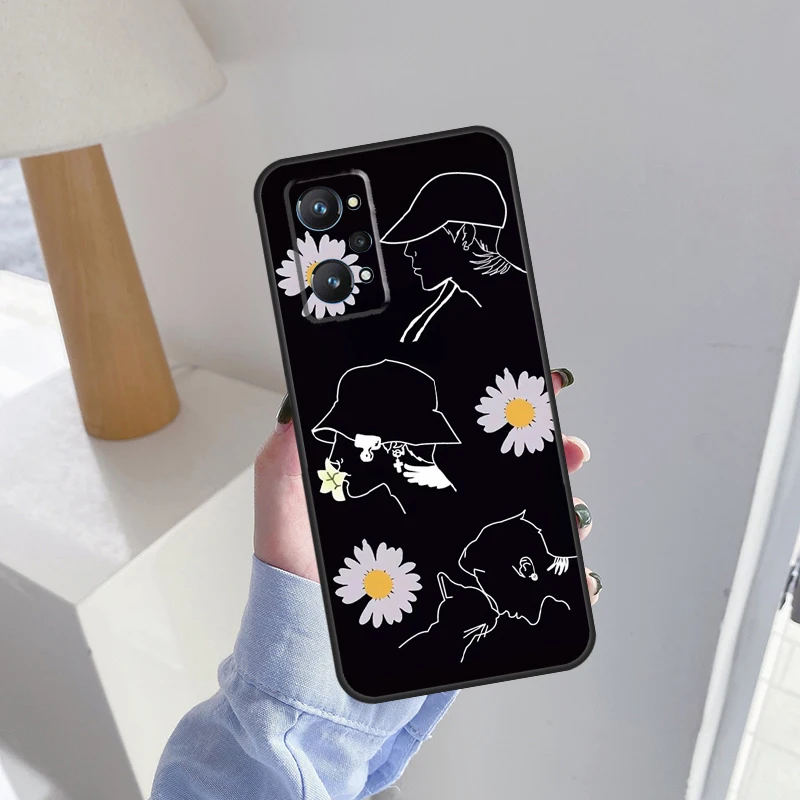 Daisy Flower For Realme 10 Pro Plus C55 C35 C33 C31 C30 C21Y GT Neo 5 OnePlus 11 Nord 3 2T CE 2 Lite Case