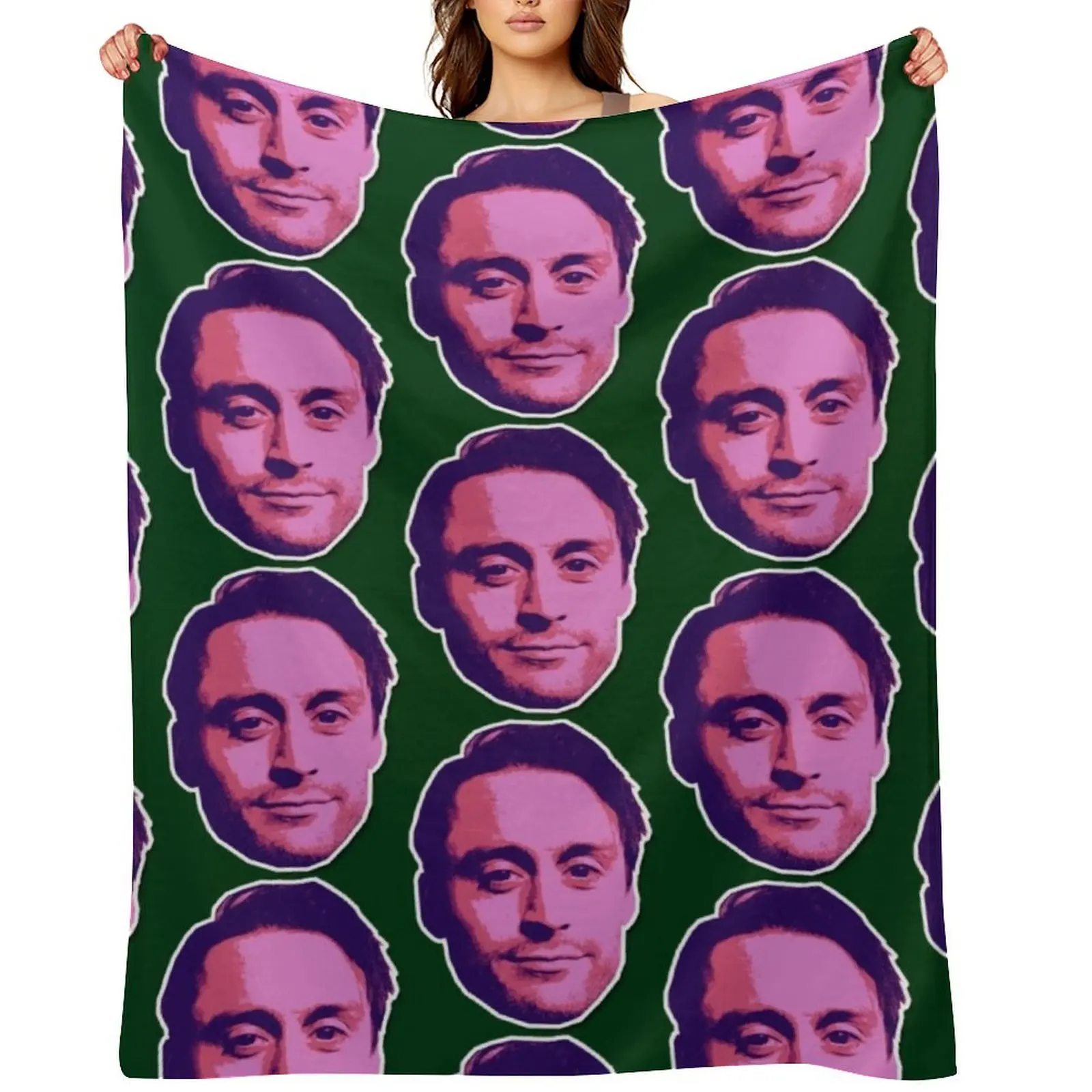 

roman roy, kieran culkin Throw Blanket Thins decorative Beach Loose Blankets