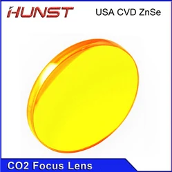 HUNST USA CVD ZnSe Soczewka skupiająca Dia 12mm 18mm 19.05mm 20mm FL 38.1 50.8 63.5 76.2 101.6mm Do maszyny do grawerowania laserowego Co2