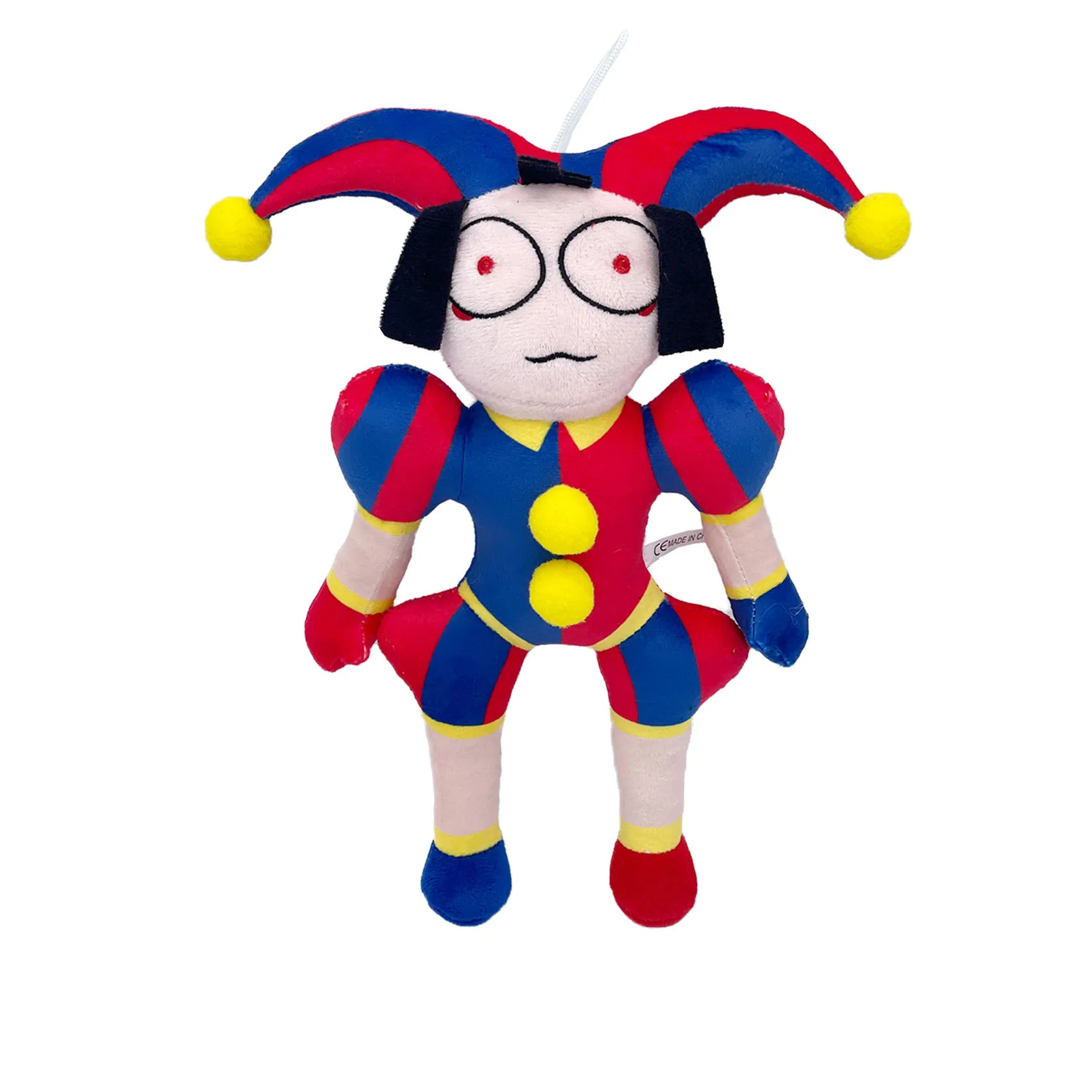 Muñeco de peluche de payaso de circo Digital mágico, muñeco de dibujos animados de Anime, Pomni, Jax, juguete de relleno suave, lindo regalo de Navidad para niños
