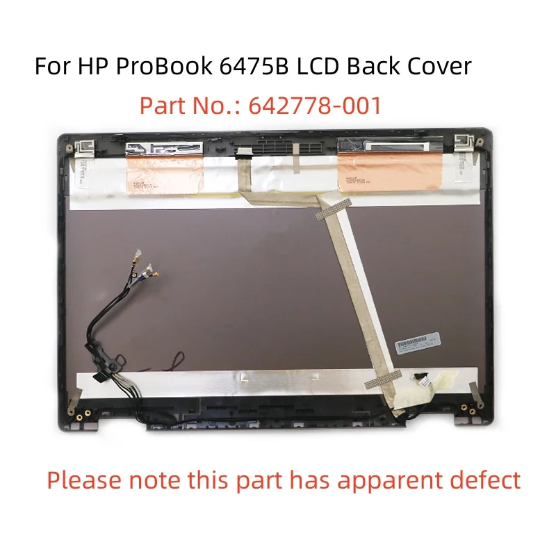 Оригинальная задняя крышка ЖК-дисплея для HP ProBook 6460B 6470B 6475B, задняя крышка ЖК-дисплея 642778-001