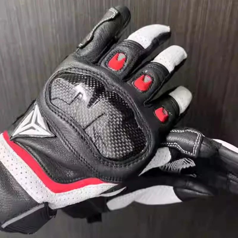 

Motowolf Touchscreen Motorcycle Gloves Summer Leather Breathable with TPR Carbon Fiber Protectors Motocross & Road Riding Luvas