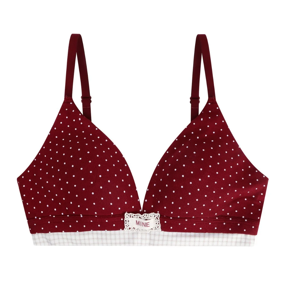 KUCLUT Red Polka Dot Underwear Set for Women Thin Cup Bra Comfortable Breathable Anti-Sagging Wedding Bride Traditional Style... 5