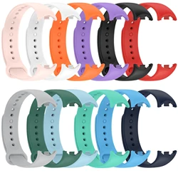 Correa de silicona para Xiaomi Mi band 8, repuesto de pulsera resistente al agua y al sudor, accesorios