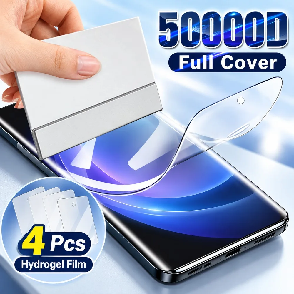 4PCS Hydrogel Film For Samsung Galaxy A33 5G A34 A51 A52s 5G A52 Soft Screen Protector For Samsung Galaxy A53 5G A54 A13 A14 A22