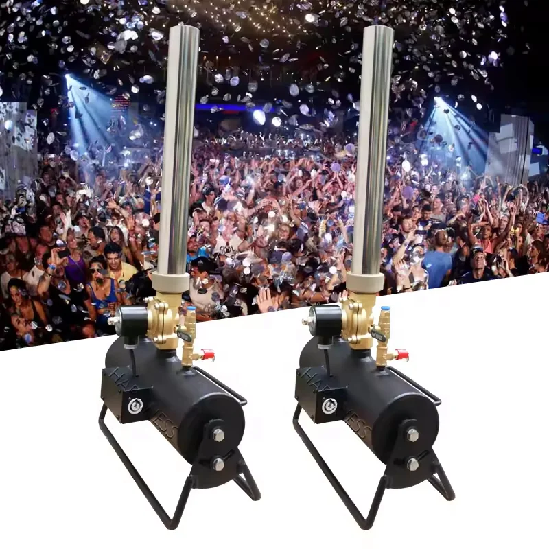 

Electric Paper Compressed Air Confetti Cannon Rainbow Machine Cannon Launcher Machine Stage Effect Equipment