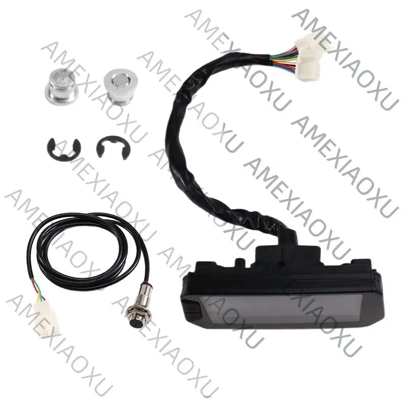 AMEXIAOXU LCD Display Instrument Speedometer For Motorcycle/Electric Scooter Controller