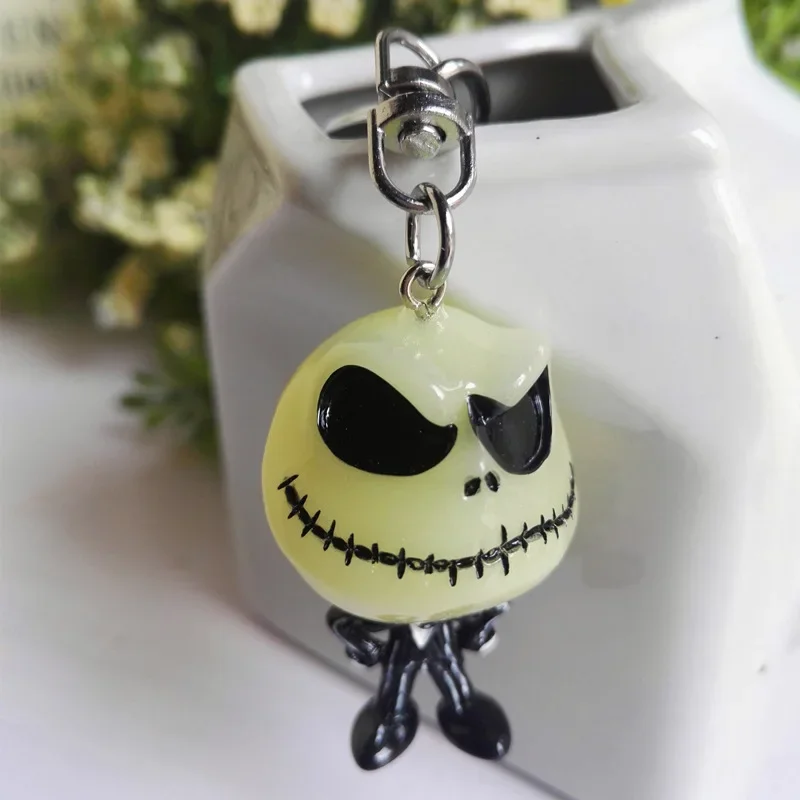 Der Albtraum Vor Weihnachten Anime Abbildung Kürbis König Jack Anhänger Keychain Auto Schlüssel Ring Kinder Spielzeug Weihnachten Geschenke