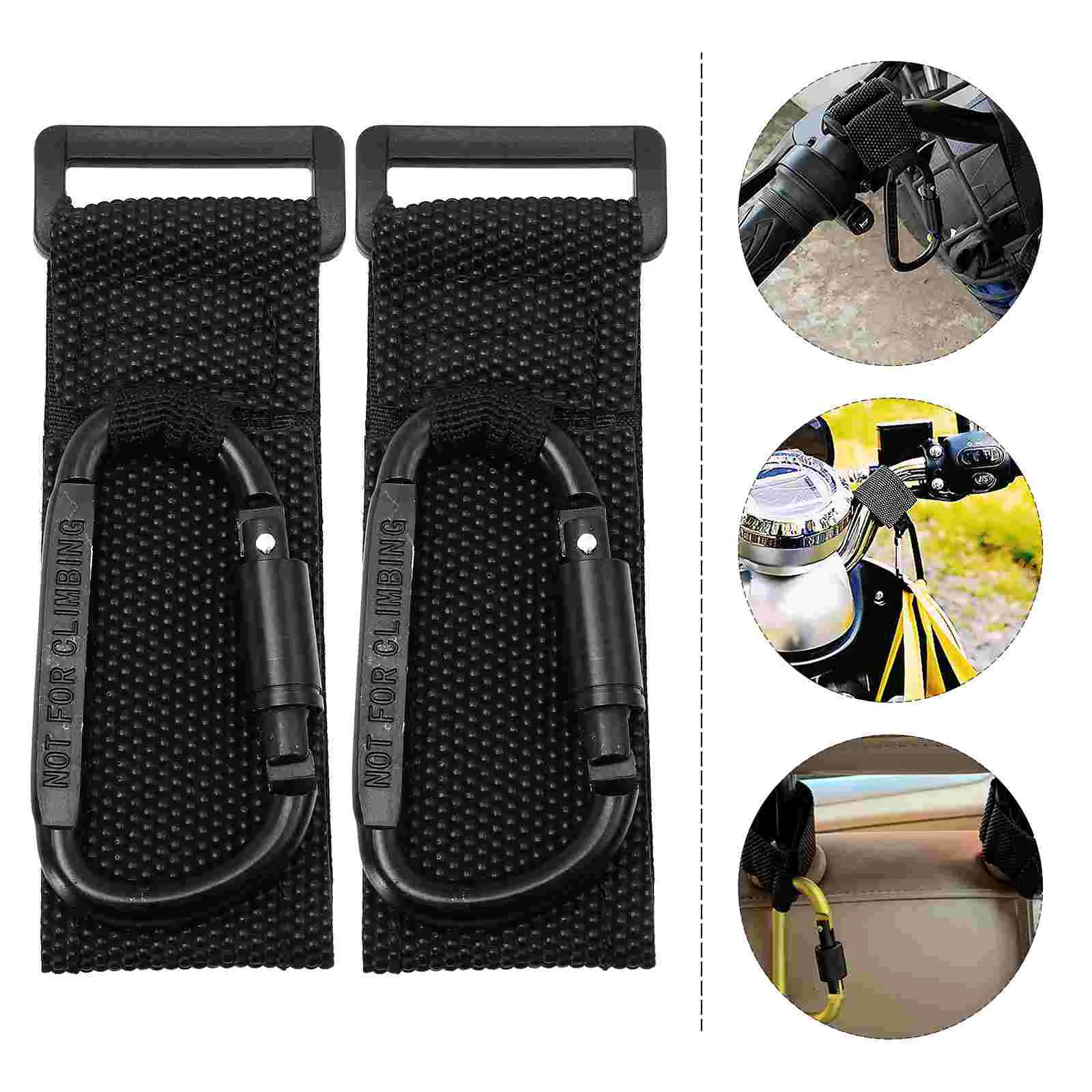 2 Pcs Diaper Bags Holder Purse Organizer Baby Pram Bike Stroller Clips