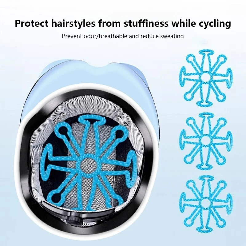 

1 шт. гибкий шлем, антидеформационная внутренняя силиконовая накладка, вентилируемая подкладка для шлема, набивка для шлема, аксессуары для шоссейного велосипеда MTB