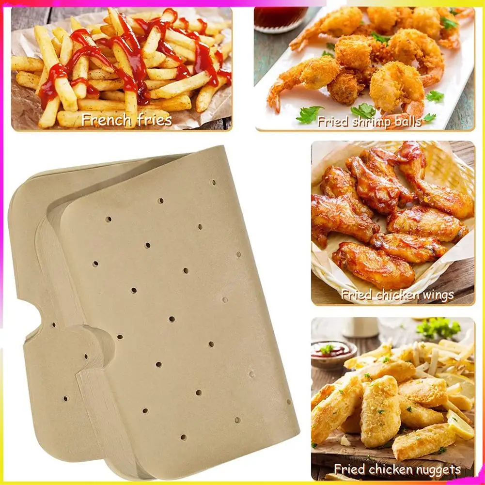 M04K 150 قطعة من ملحقات مقلاة الهواء لـ Ninja Foodi Smart XL، بطانات ورق البرشمان للمقلاة الهوائية للنينجا FG551(BG500A)