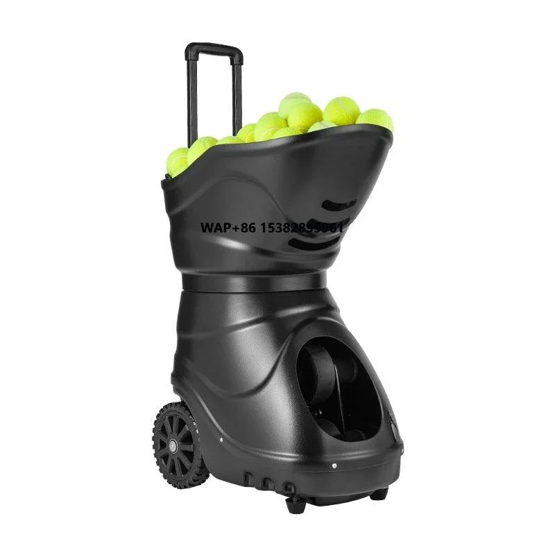 SIBOASI SS-S4015A Professional Tennis Ball Machine - Customizable Speed/Angle, APP Control, Portable Design