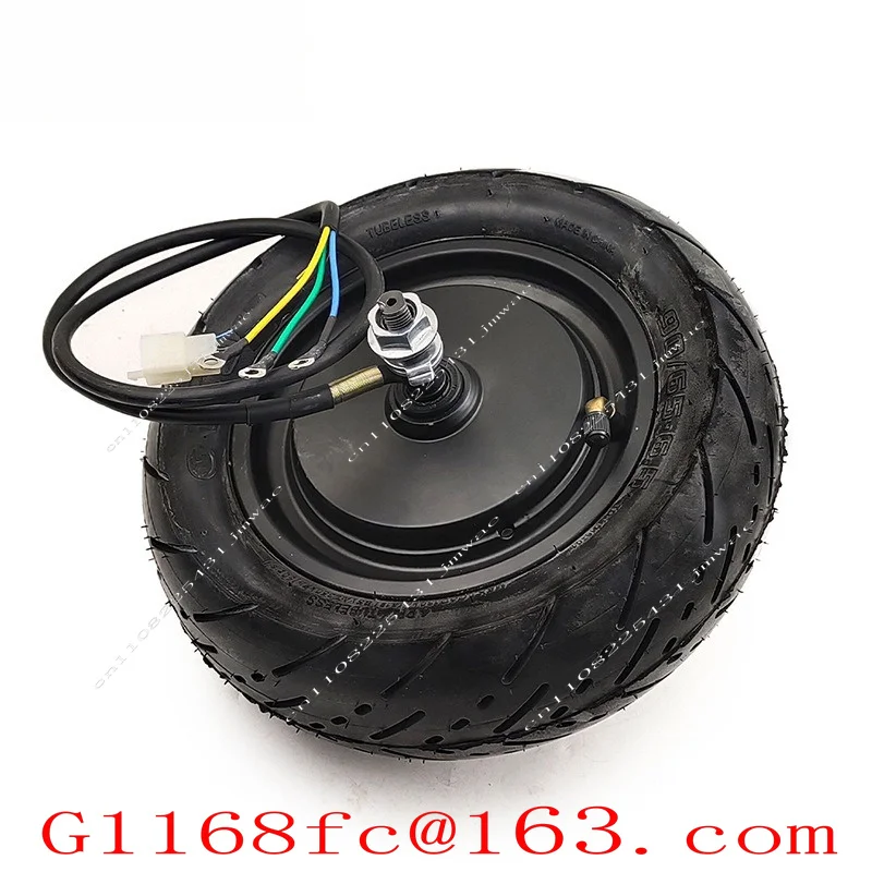 Wheel Hub Motor 11 Inch 1000W High-speed Torque Large Off-road Tire with Throttle Electric Scooter Kit
