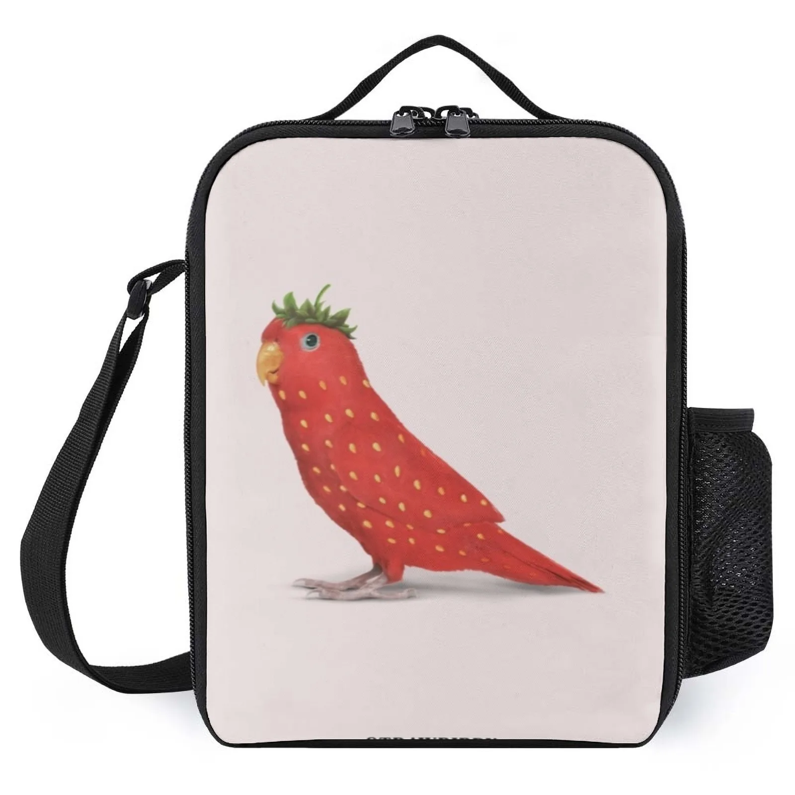 

Strawbirdy Lonchera Printed Lunch Bag With Cooler Anime Lunch Box Insulation Lunch Box Bag