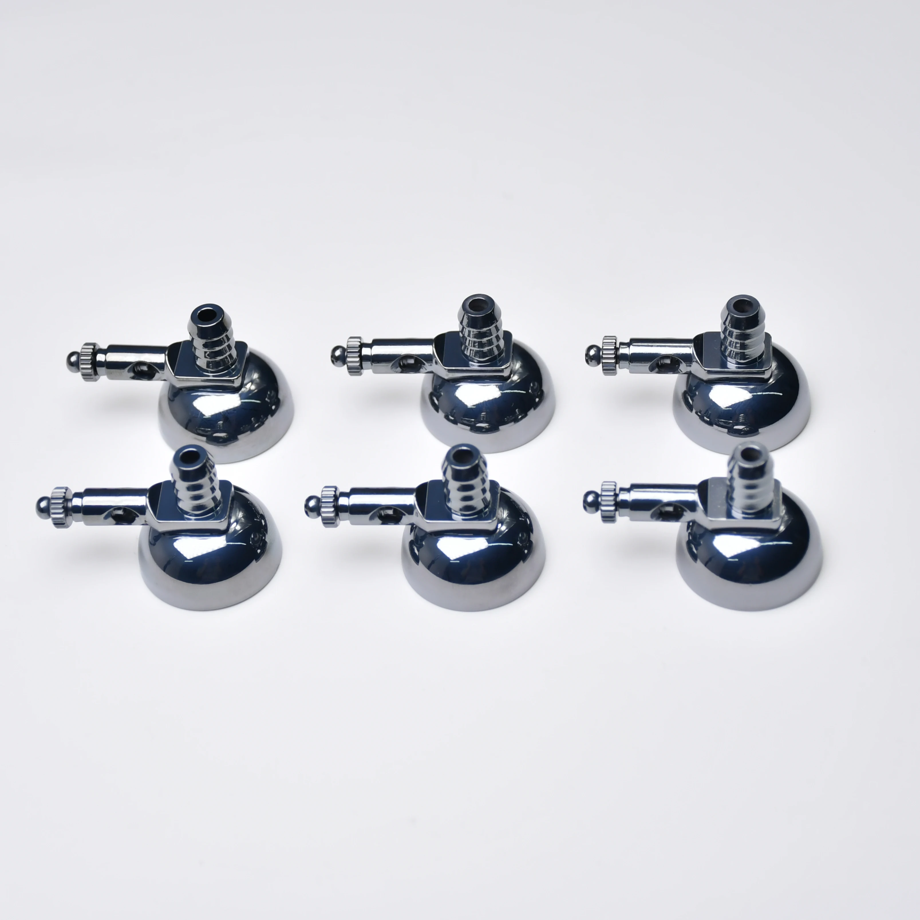 Części metalowe EKG: ssawka, miedź, AgCl, podstawa kulkowa, 6 sztuk w zestawie, pakowane.