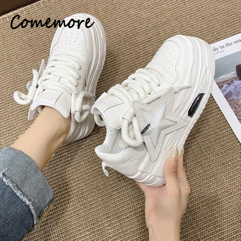 Hohe Qualität Mode Neue Designer Frühling Herbst Frauen Chunky Turnschuhe Goth Plattform Schuhe Atmungsaktive Casual Sport Schuhe