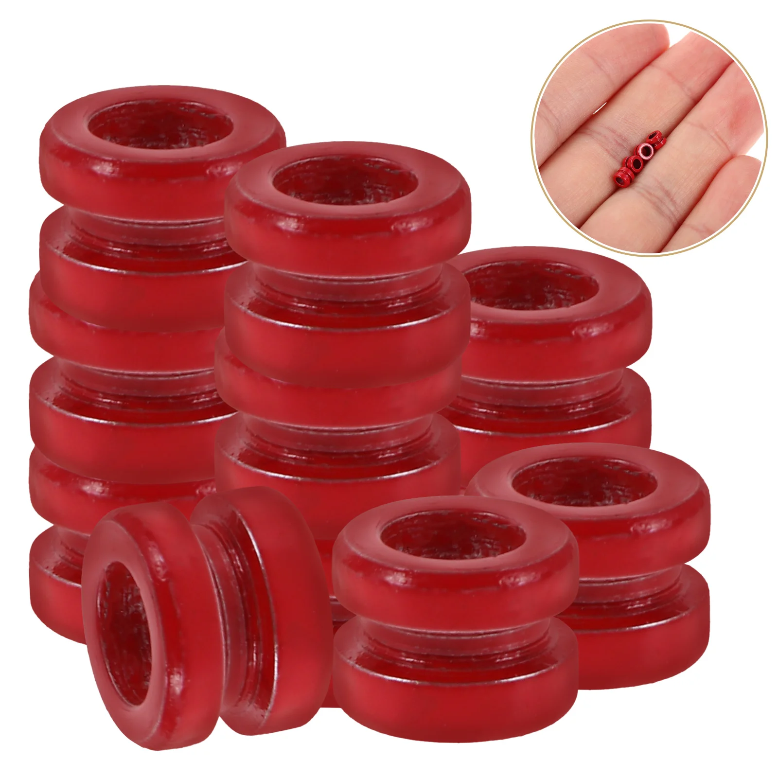 

20pcs Colorful String Beads Durable Metal Ball End Beads For Electric Bass Folk Guitar Smooth Finish Replacement Parts -