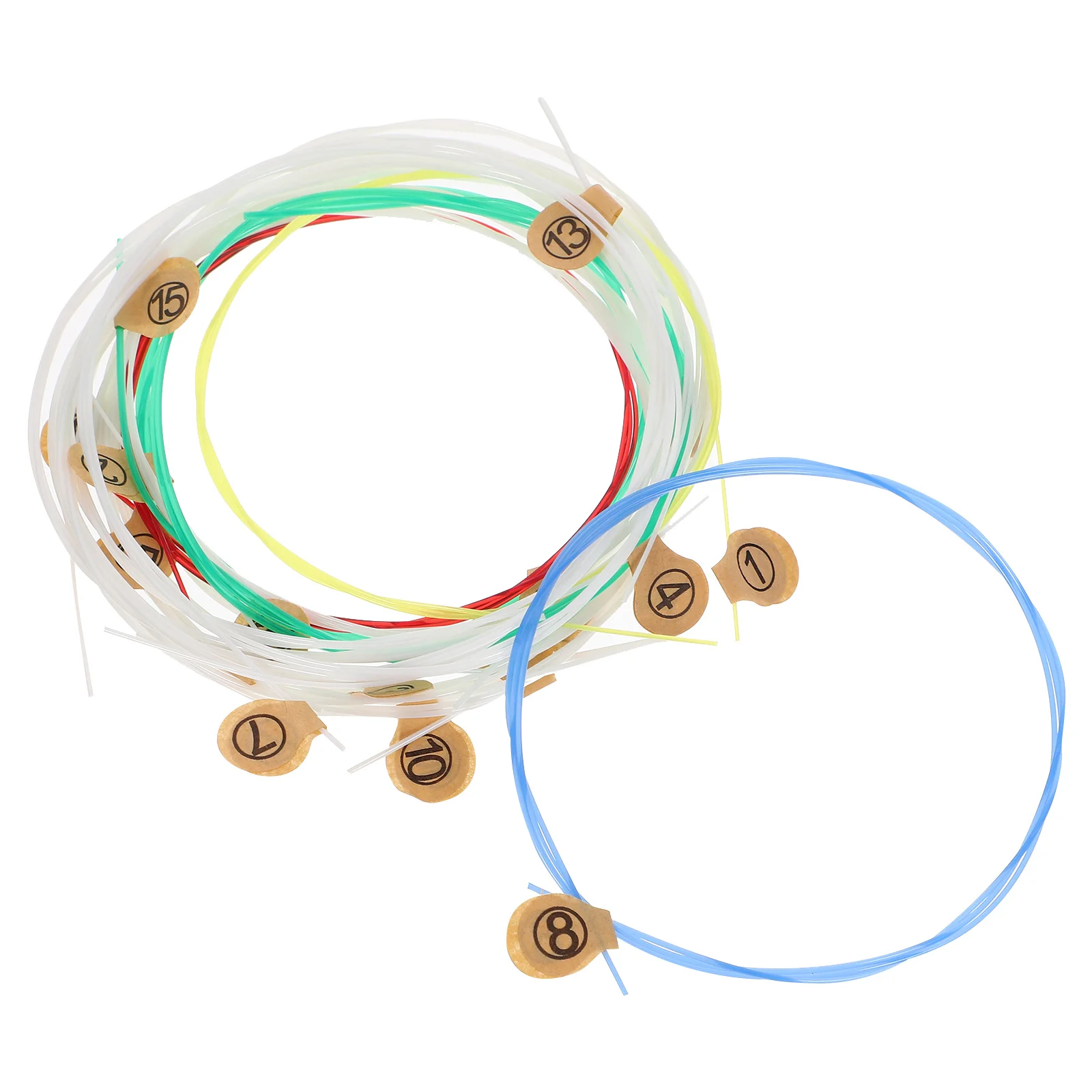 

15Pcs String for Lyre Enhanced Sound Clarity Harp String Set Smooth Bass and Treble Perfect for Daily Practice Performance