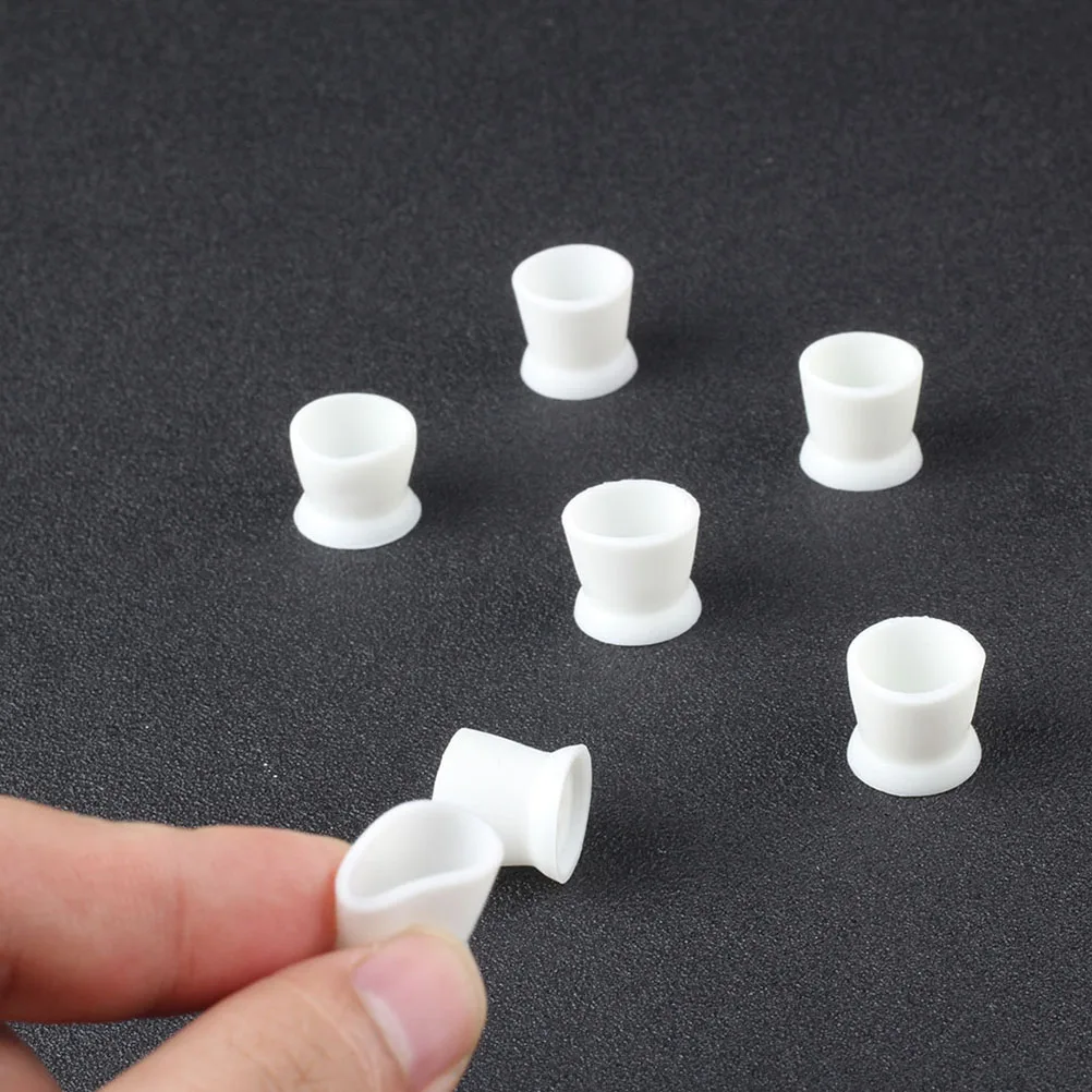 

300pc Disposable Color Silicone Color Cup Approved 400°C Heat Resistant Non Toxic Tattoo Accessories No Base
