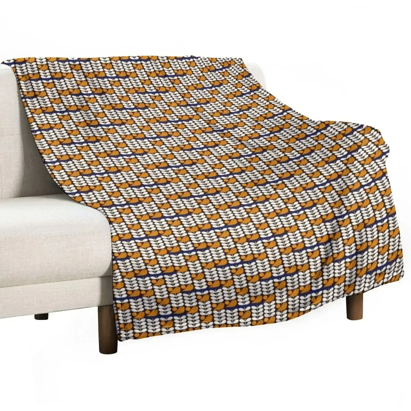 orla kiely birds, kiely pattern, orla kiely design, Throw Blanket For Baby Shaggy Retros sofa bed christmas decoration Blankets