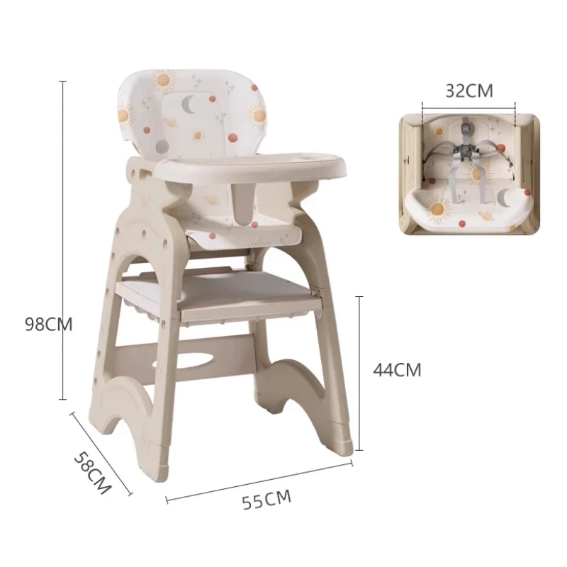 Chaise de salle à manger variable pour famille, chaise de table multifonctionnelle pour bébé, siège de salle à manger sécurisé et anti-chute pour enfants