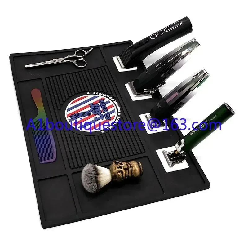 Barber Magnetics Mats Anti-slip Flexible Scissors Salons MaT Tools Countertop  Magnetics Hair Clippers Mat