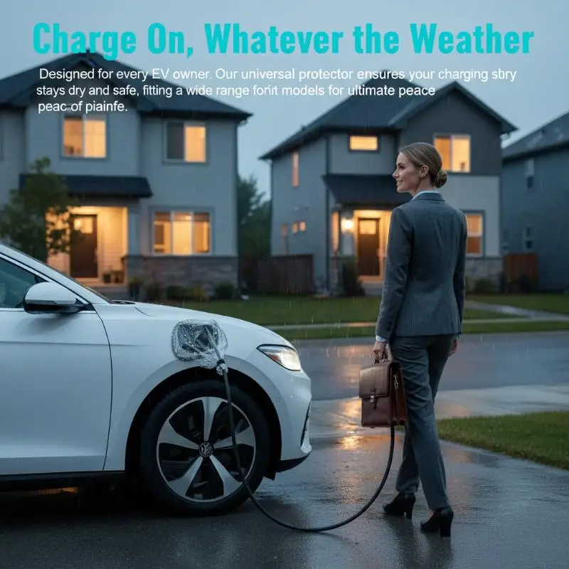 

Водонепроницаемая магнитная крышка для зарядного порта электромобиля, 1 шт., защита от влаги, безопасное использование на улице