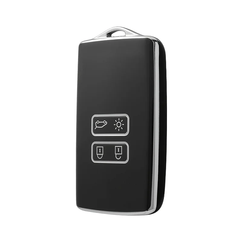 TPU Car Key Case Cover Fob Shell For Renault Koleos Kadjar Captur Megane Clio Scenic Talisman Arkana For Dacia Sandero Card Fob