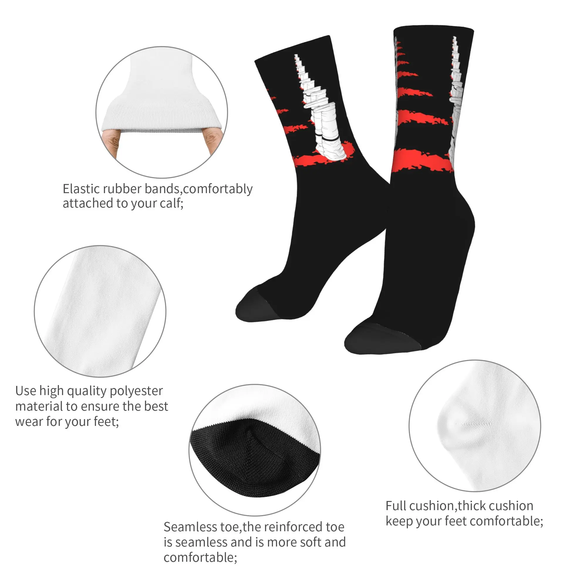 زوجين الجوارب بالمنشار رجل Rezes جوارب الخريف Kawaii الدافئة جوارب ناعمة تصميم تسلق الجوارب عدم الانزلاق #6