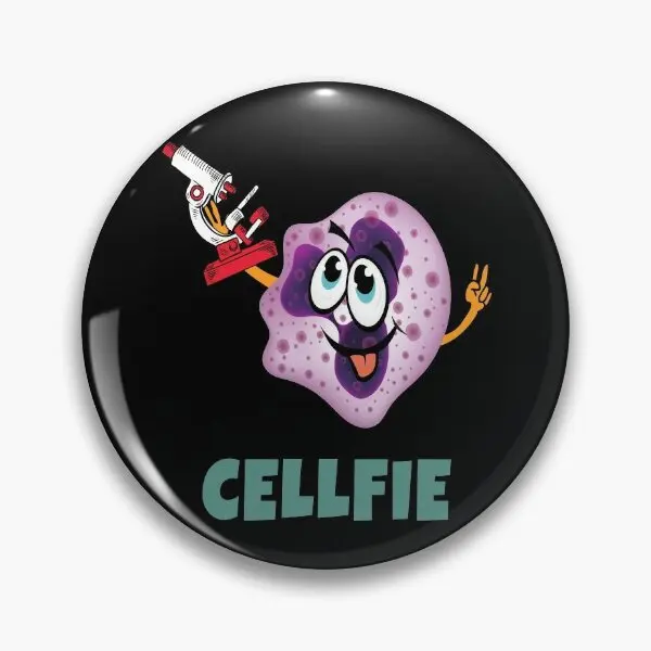 Medical Laboratory Scientist Tech Cellfi  Soft Button Pin Cute Lover Collar Decor Fashion Cartoon Clothes Brooch Creative