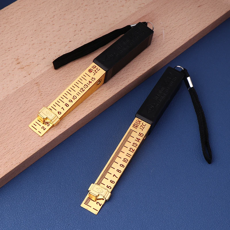 Hot Sale Vernier Feeler Gauges Wedge Shaped Vernier Feeler Gauge 1-15mm House Engineering Inspection Flatness Measuring Tools