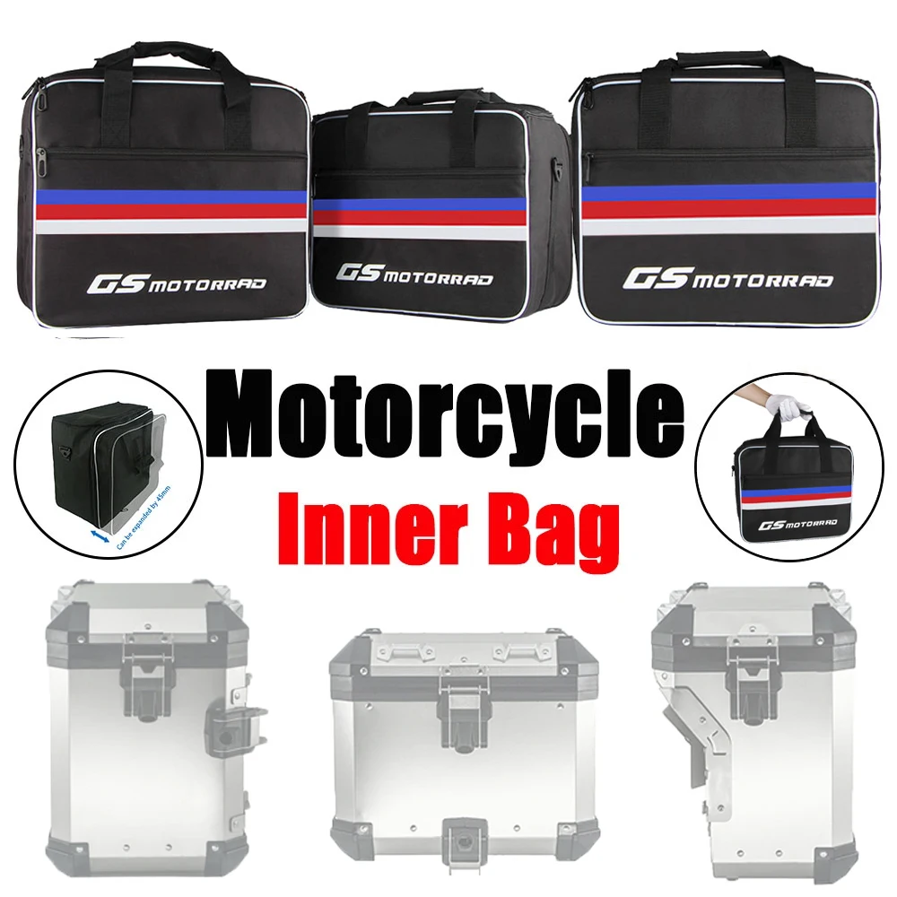 Per BMW R1200GS R1250GS LC ADV F850GS F750GS 2014-2022 2023 Moto Bagagli Borsa interna Pannier Top Case Espandibile Bisaccia