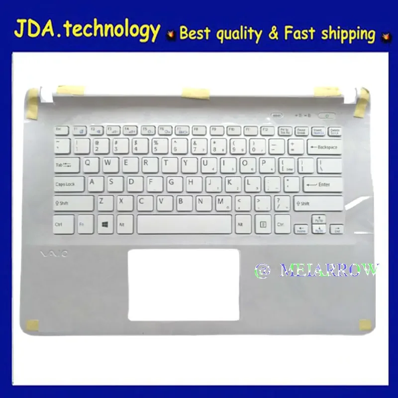 

New For sony vaio SVF142C29L SVF142C1DT SVF143A1QT SVF142A23T SVF143A2TT SVF143 SVF142 palmrest US keyboard upper cover Backlite