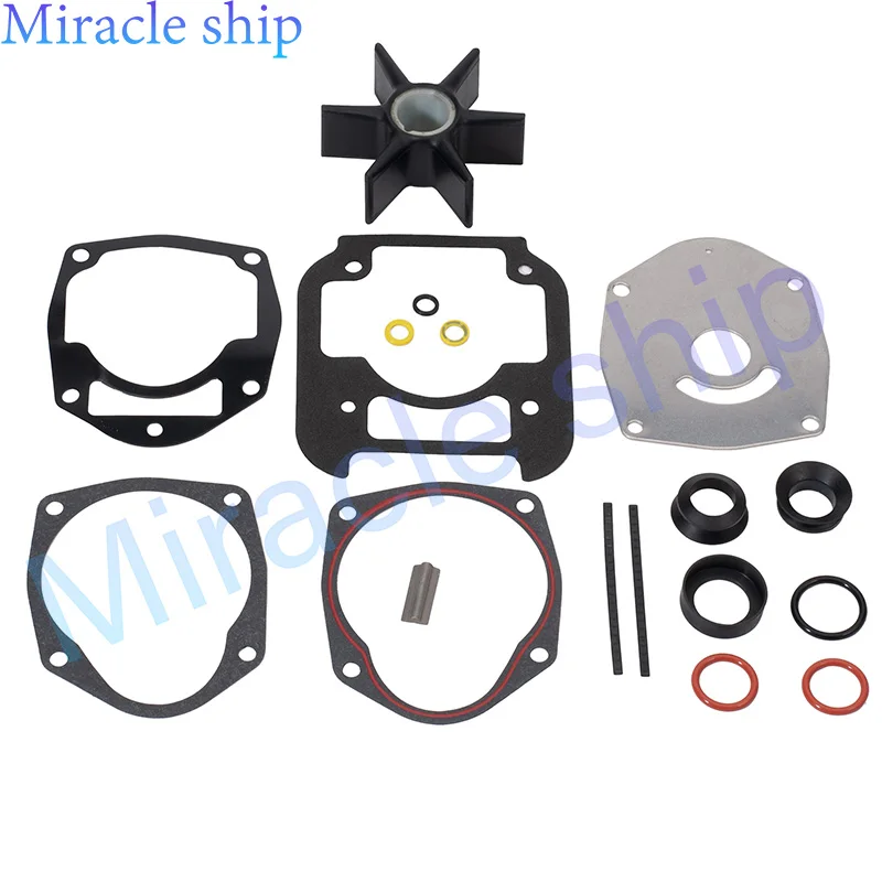 8M0142980 Water Pump Impeller Kit for Mercury 175 200 225 250 300HP 450R 3.4L V6 and 4.6L V8 4-stroke Outboards 8M0205803