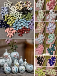 Miniature Vase Dollhouse Mini Vase Fingertip Mini Succulent Flower Pot Hydroponic Vase Flower Mini Dollhouse Decoration