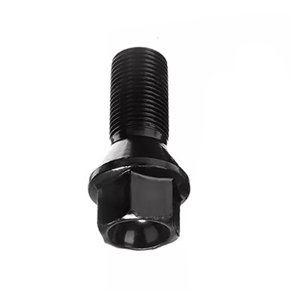 1pc Wheel Lug Bolt Nut Steel Black For BMW Hub Bolt Rod M14X1.25 F25 X3 E70 -36136781151 Durable Car Accessory