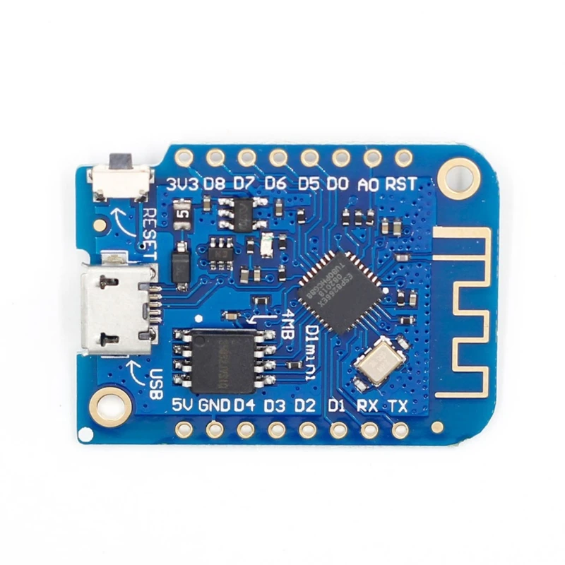 Wemos- D1-Mini V3.0.0 WiFi Internet of Things Development Board Based ESP8266 Nodemcu Fit for Arduino- Nodemcu 4MB Bytes