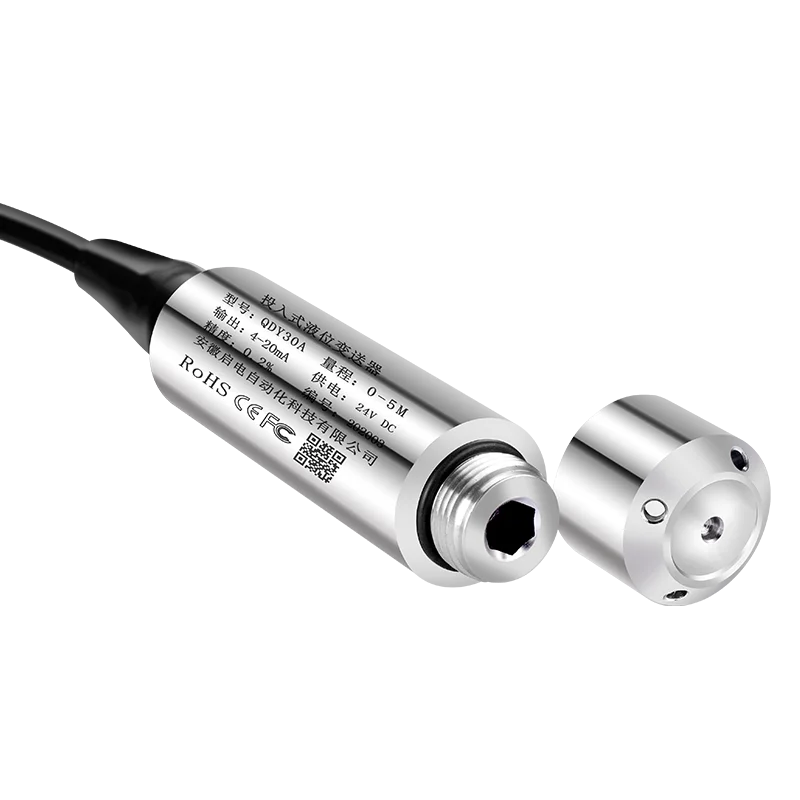Imagem -04 - Sensor Inteligente de Nível de Água para Tanque Poço Profundo Dc12v 24v para Arduino Transmissor Líquido 420ma 010v Interruptor Flutuante Rs485