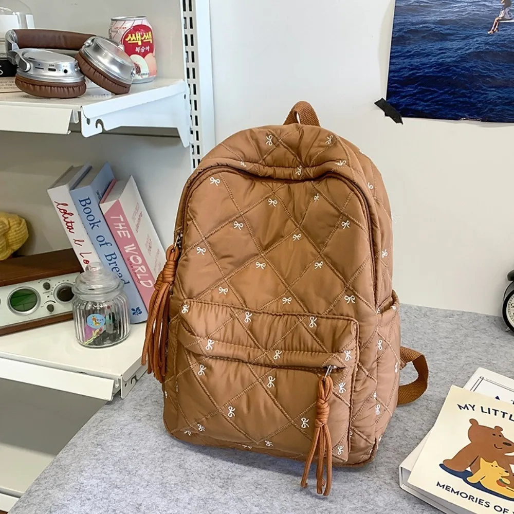 New Large Capacity Children's School Backpack Lightweight Bow Students Schoolbag Book Bags Learning Supplies
