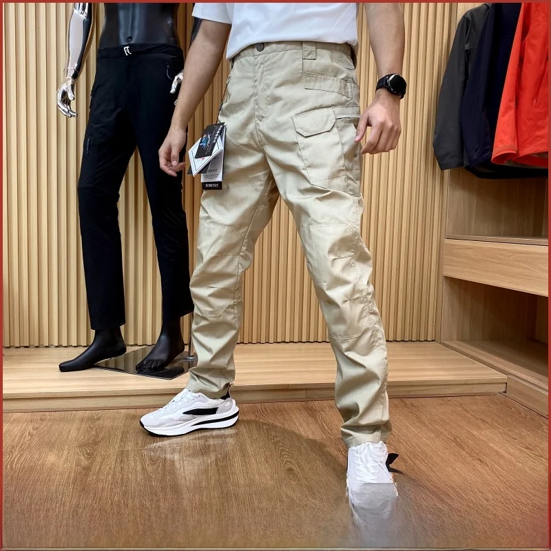 

Мужские повседневные брюки уличной тактической серии, весна 2024, новинка, многослойная, устойчивая к разрыву, модная городская одежда