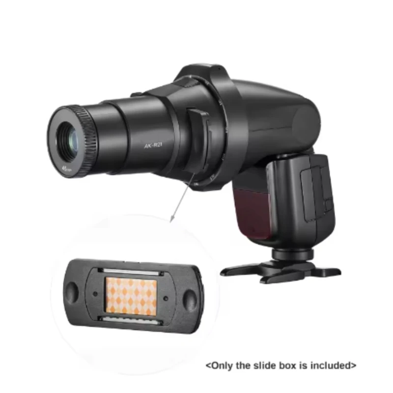 Z4T Lightweight Slide Box For AKR26 Camera Flash Projectors Quickly Access Slide Box for Use Different Slide Perfect Fit