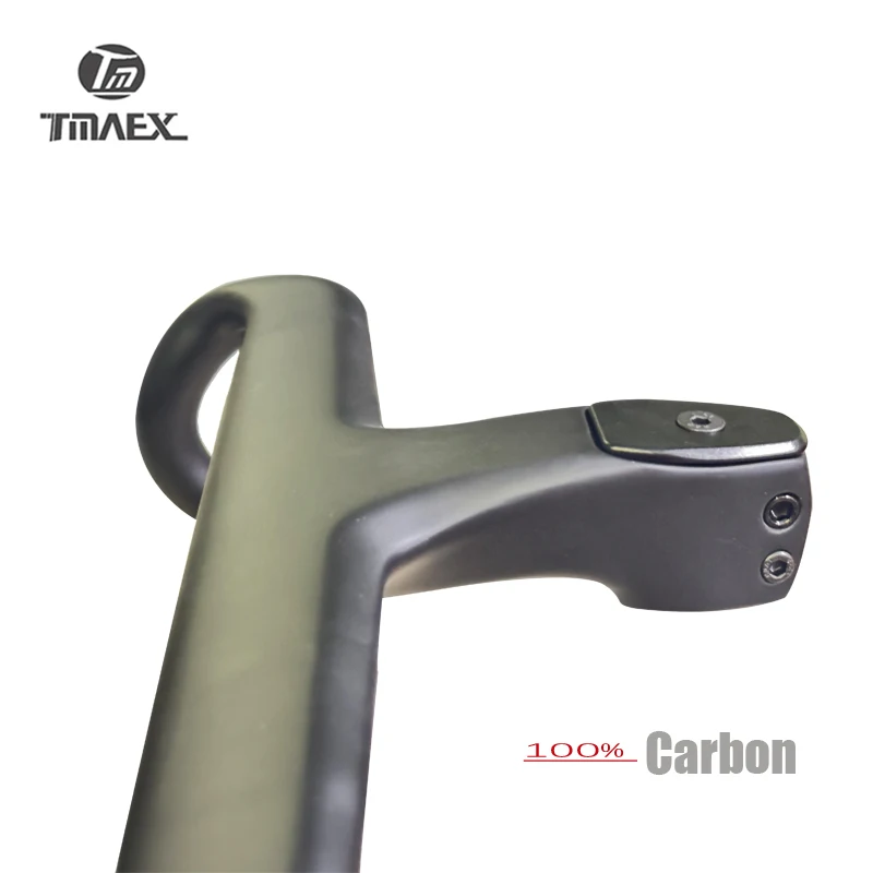 New typ Integrated Handlebar T800 Integrated Carbon Handlebar Road 28.6mm UD Road Carbon bicycle Handlebar With Spacer
