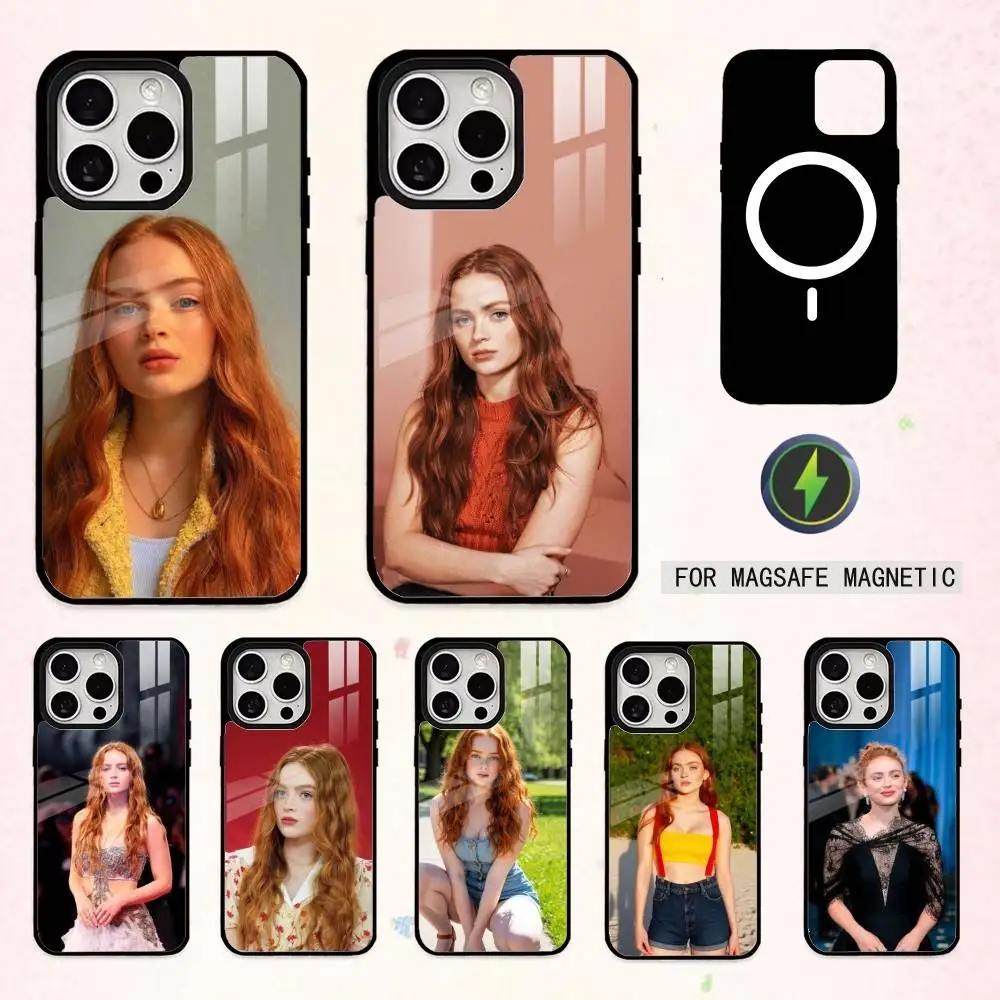 

A-Actor Sadie Sinkjpg Phone Case For iPhone17,16,15,14,13,12,11 Plus,Pro Max Magnetic For Magsafe Wireless Charging