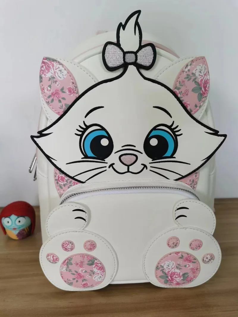 Disney Loungefly Mary Cat Cartoon Backpack Anime Peripheral Cute Backpack For Women Backpack For Children Backpack For Girl Gift