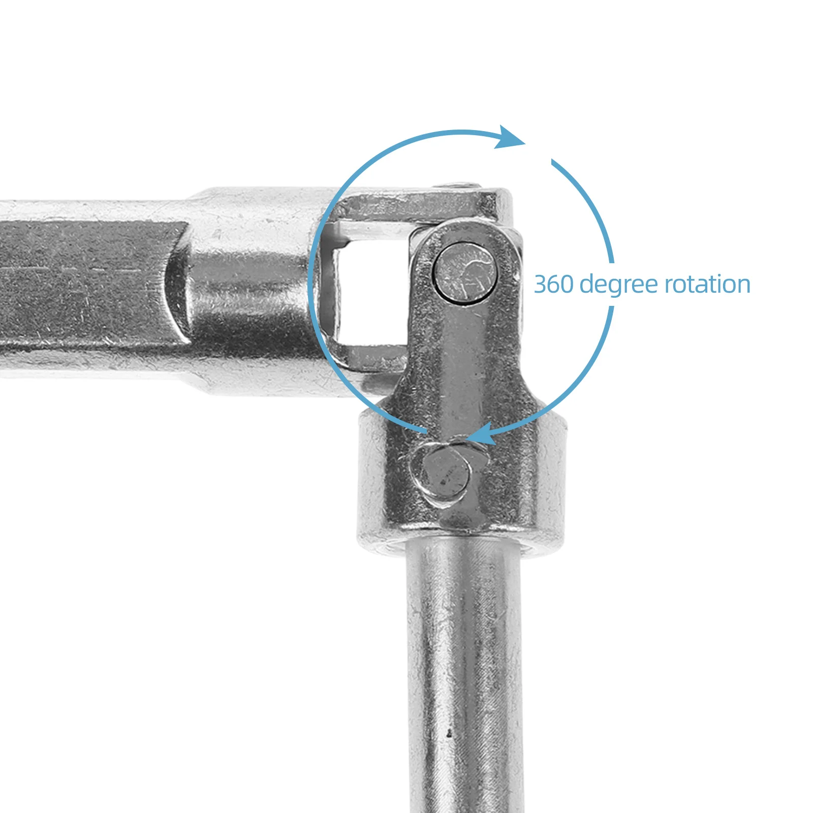 

Hydraulic Jack Universal Steel Cardan Head Drop Joint for Tire Pressure Relief Trailer Jack Parts Supplies Universal Shafts