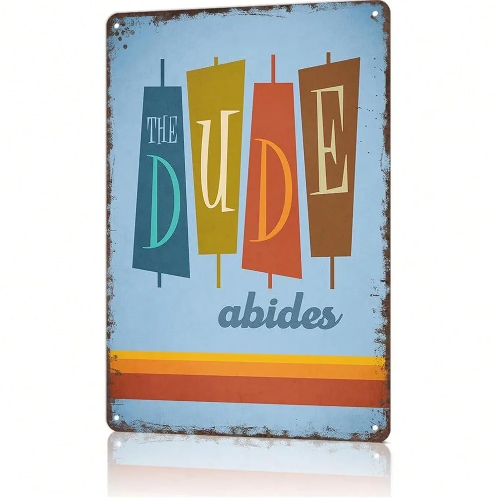 

Art Deco Vintage Metal Sign 8x12 Inch - Perfect Valentines Decorations & Unique Ramadan Decoration 2026 Gift for Home Bar Man