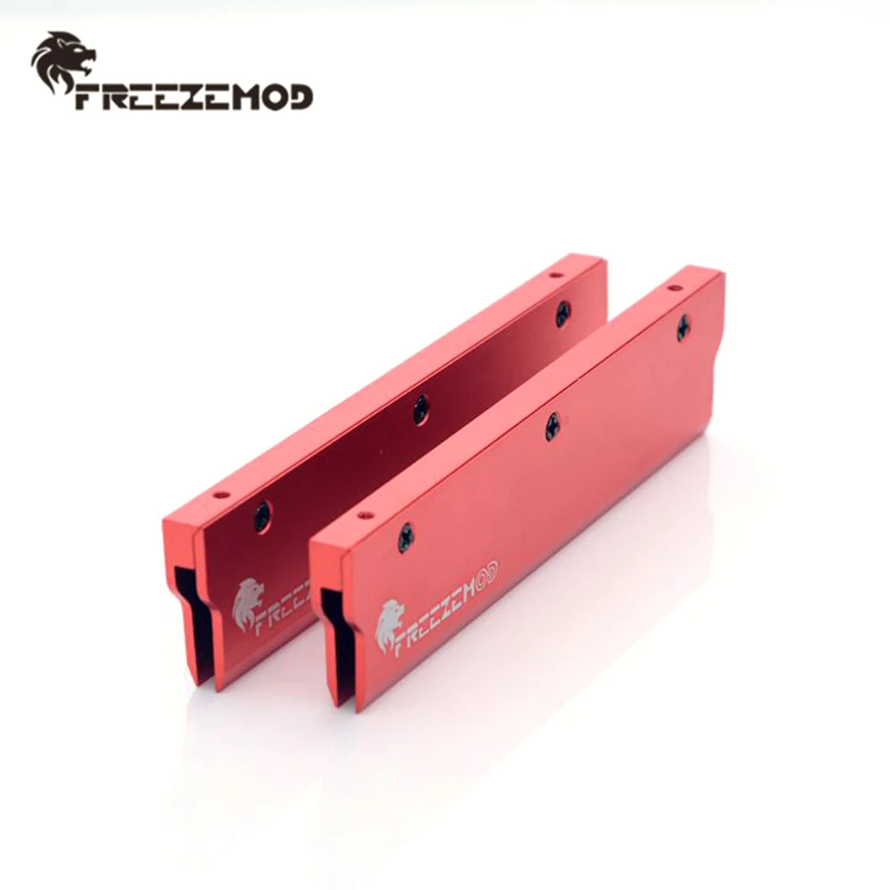 2pcs FREEZEMOD RAM Armor Memory Cooler Vest Metal Cover Wide Narrow Frosted Surface Water Cooling PC MOD Multi Color MEO-PM0AB