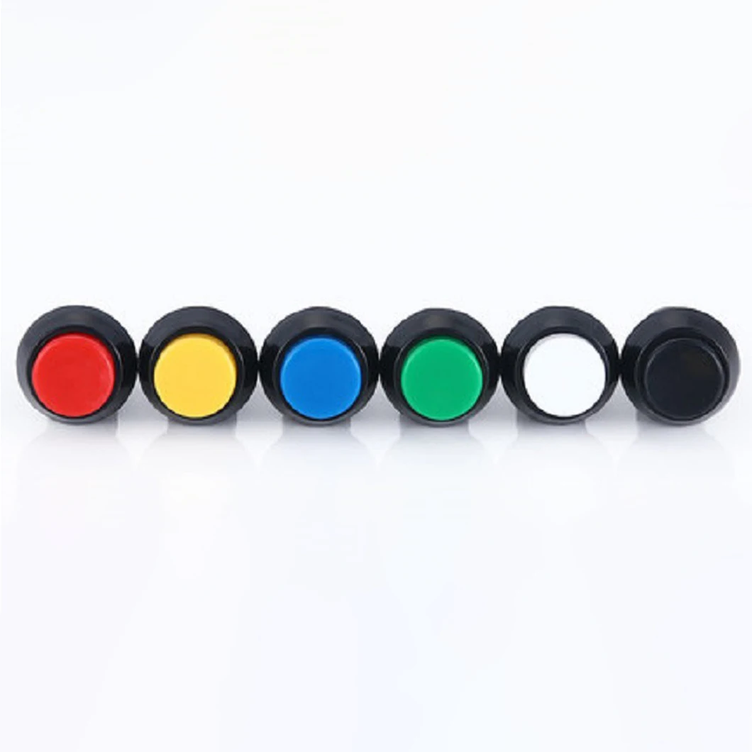 100PCS/Lot PBS-11 12MM Mini Push Button Switch 1NO ON-OFF/OFF-(ON) Momentary/Latching Plastic Push Push Button and 2Pin Terminal