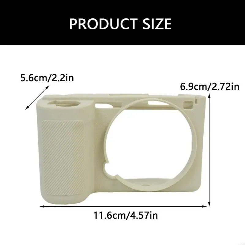 270B 실리콘 카메라 케이스 ZV E10II 카메라 스킨을위한 보호 및 그립 향상을위한 카메라 스킨