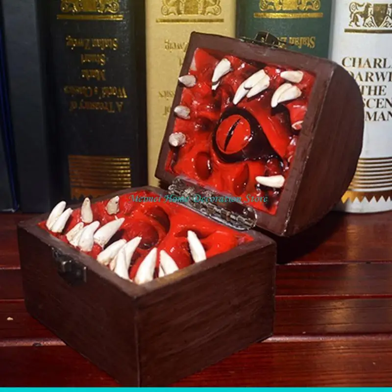 H7BF مخيف هالوين مربع مخيف للمتعة/خدعة تخفيف الإجهاد الأطفال هدية الهالوين